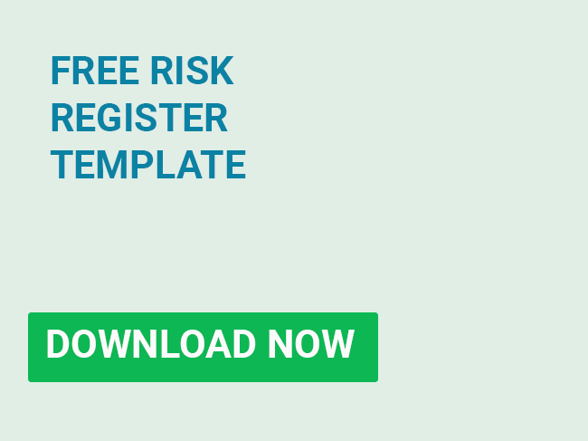 Click to download your free corporate risk register template