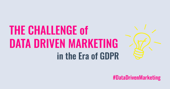 Blog Featured Image The Challenge of Data Driven Marketing in the Era of GDPR
